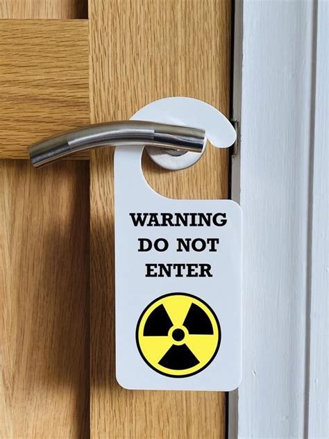 Warning Do Not Enter Funny Hanging Door Sign. Bedroom Sign. - Etsy | Bedroom signs, Bedroom door ...