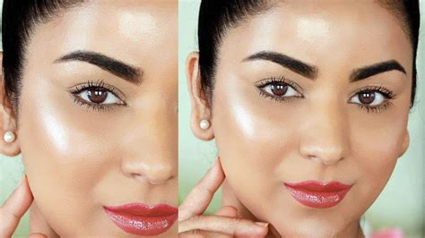 Easy 3-Step Glowing/Dewy Makeup Tutorial (No Highlighter!!) - YouTube