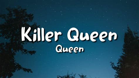 Queen - Killer Queen (lyrics) - YouTube