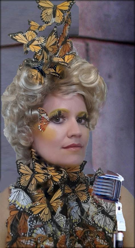 Effie Trinket Monarch Butterflies Fancy Dress Costume The Hunger Games ...