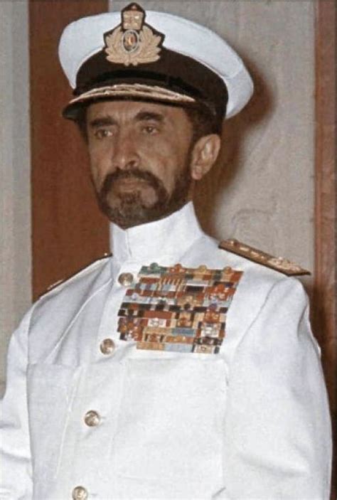 Haile Selassie in the uniform of the Ethiopian Navy. | Haile selassie, Lion of judah, African ...