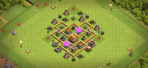 New 2023 Town Hall 5 Base Layout With Layout Copy Link - Base of Clans