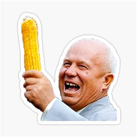 "Khrushchev Corn" Sticker for Sale by uberw0lf | Redbubble