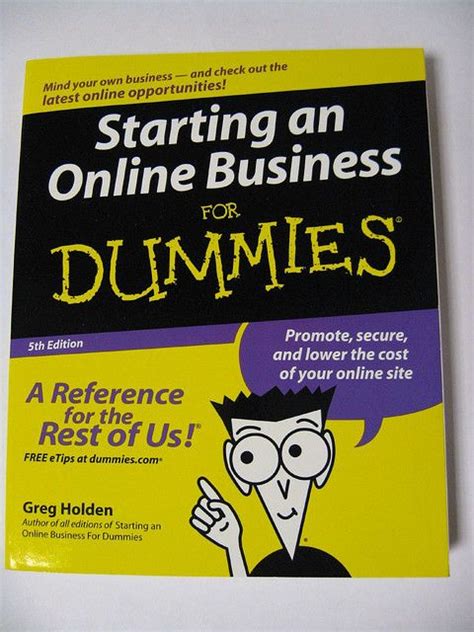 How To Start A Business For Dummies Book - Armando Friend's Template