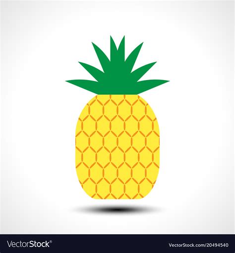 Pineapple icon symbol design Royalty Free Vector Image