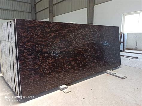 Polished Tan Brown Lapotra Granite Slab, Countertops, Thickness: 16mm at Rs 75/sq ft in Kishangarh