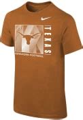 Texas Longhorns Nike Youth Sideline Replica Burnt Orange Football Jersey