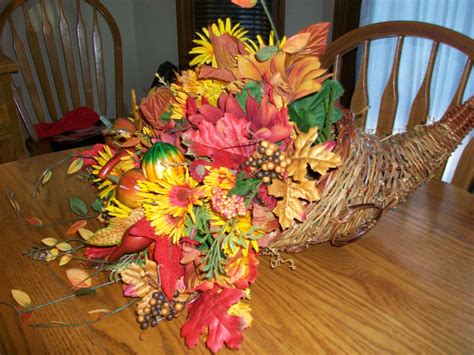 Thanksgiving Cornucopia Floral Centerpiece | Etsy