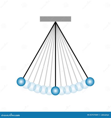 Diagram of Simple Pendulum Harmonic Motion. Stock Illustration ...