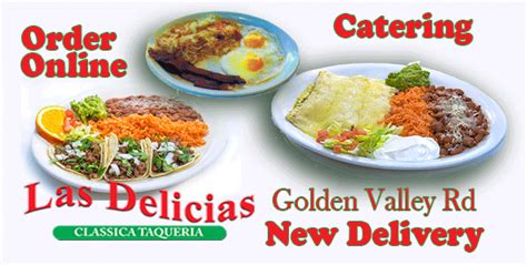 Catering – Online Ordering/Delivery – Las Delicias Golden Valley Road | Mexican Restaurant Santa ...