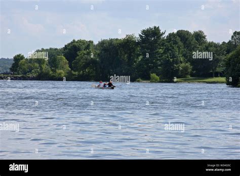 Boating on Lake Nockamixon, PA, USA Stock Photo - Alamy