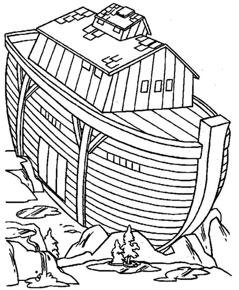 noahs ark Noahs Ark Coloring Page, Religion Activities, Secret Garden Coloring Book, Sunday ...