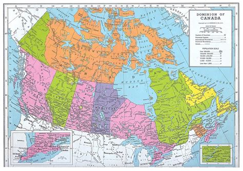 Canada Map Political City - Map of Canada City Geography