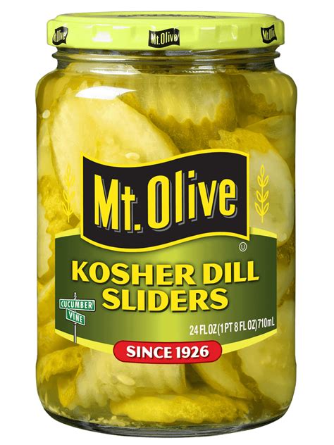 Mt. Olive Kosher Dill Sliders | The Ideally Sliced Pickle