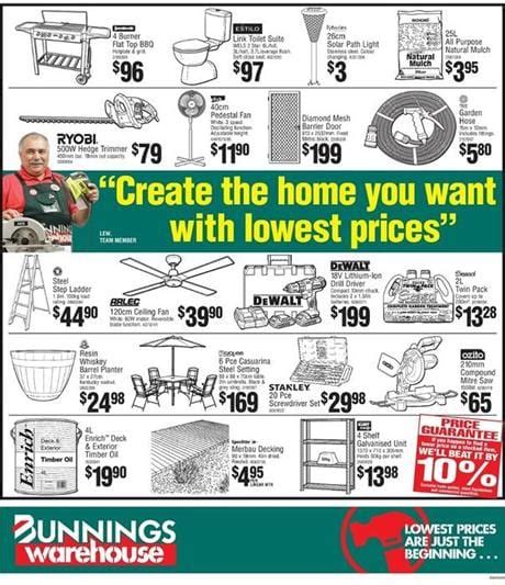 Bunnings Online Catalogue February Prices Hand Tools and Power Tools ...