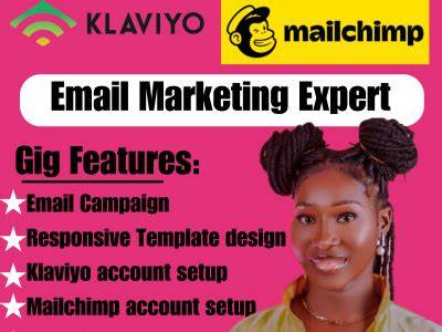 Klaviyo, Mailchimp email template, email campaign and template design | Upwork