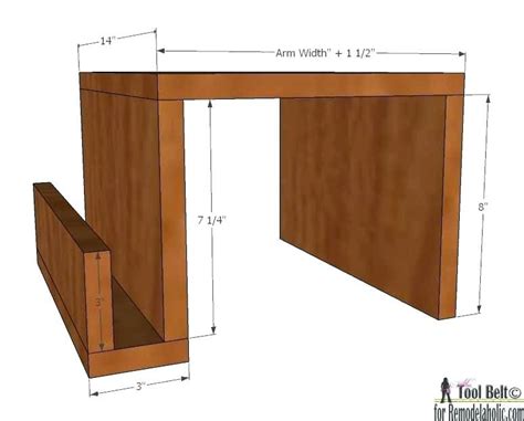 Image result for wooden arm chair caddy | Diy sofa, Sofa arm table, Easy home decor