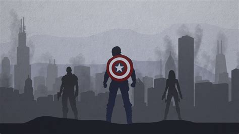 Endgame Captain America Minimalist Wallpapers - Wallpaper Cave