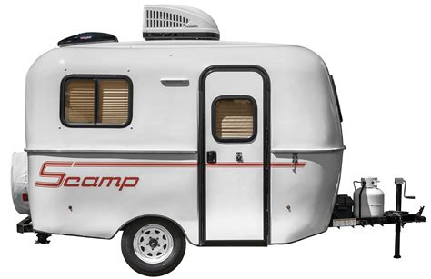 Lightweight Travel Trailers & Small Campers - Scamp Trailers with bathroom toilet and shower, RV ...