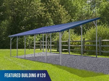 Single Slope Carport – Athens Barn Center