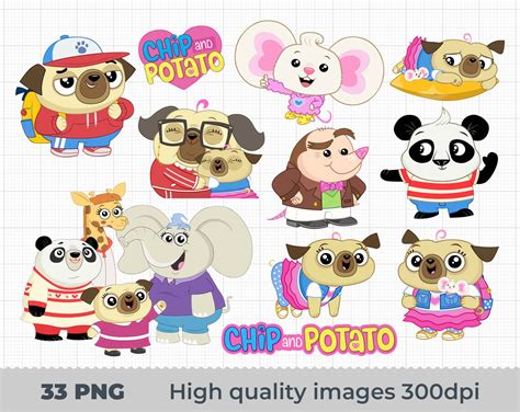 Chip y Potato clipart, Chip y Potato png, Chip y Potato png images ...