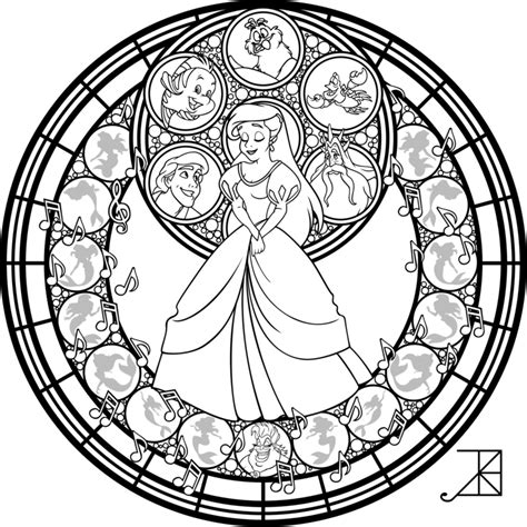 10 Best Disney Stained Glass Coloring Pages