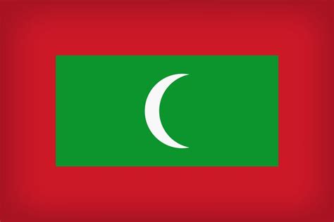 Maldives Large Flag | Maldives, Flag, National flag