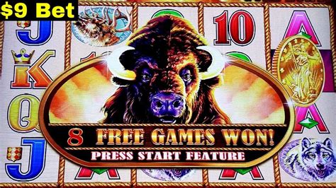 Buffalo Gold Slot Machine $9 & $7.20 Bet Bonuses Won | Live Slot Play w ...