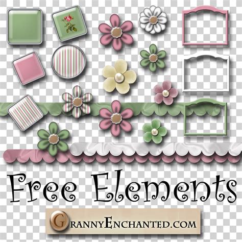 Free digital scrapBook elements - Imagui