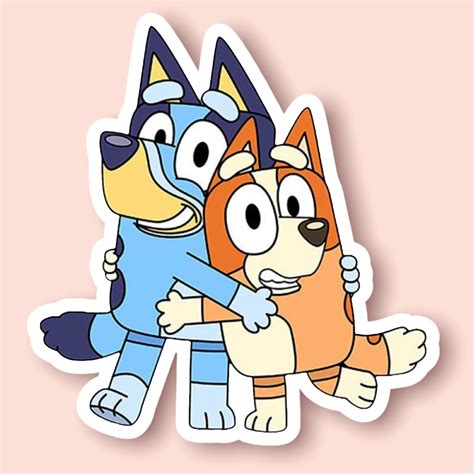 Bluey and Bingo Sticker Waterproof Sticker Cute Stickers - Etsy Australia