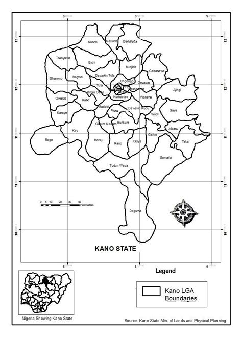 Kano State (The Study Area) | Download Scientific Diagram