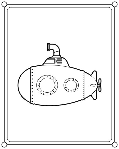 Update 113+ easy submarine drawing latest - seven.edu.vn