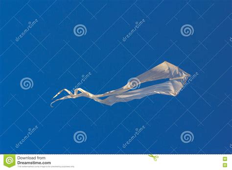 White kite in the sky stock photo. Image of high, famous - 76427974