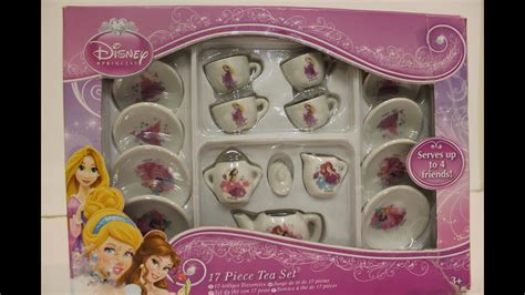 Disney Princess Porcelain Tea Set - YouTube