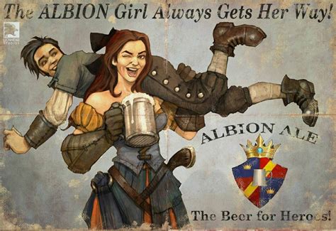 Albion poster - Bowerstone walls for Fable 3. Art by Mike McCarthy. | Fables, Fable ii, Fable 3