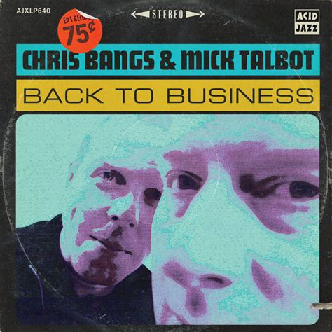 Bangs & Talbot – Back To Business – Acid Jazz Records