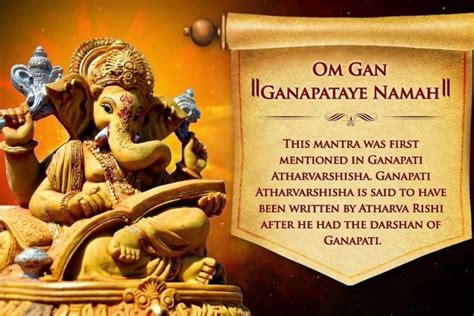 15 Powerful Ganesha Mantra To Remove Obstacles & Achieve Success | Mantras, Ganesha, Mantra for ...