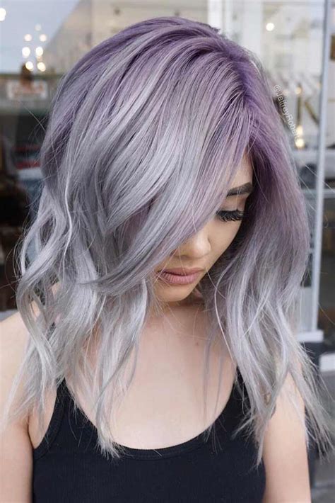 20 Light Purple Hair Color Ideas | Light purple hair, Hair color grey silver, Silver lavender hair