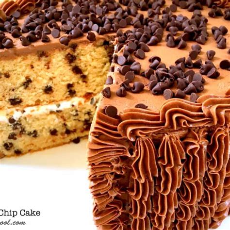 Chocolate Chip Cake Recipe - My Cake School