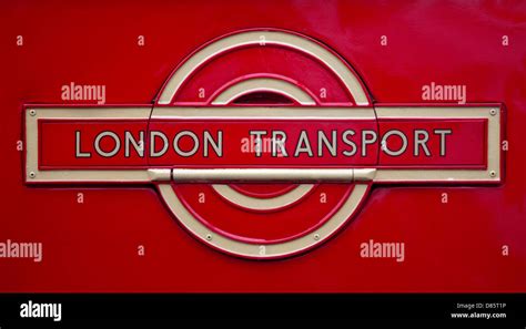 Vintage London Transport Bus Logo Stock Photo: 56676978 - Alamy