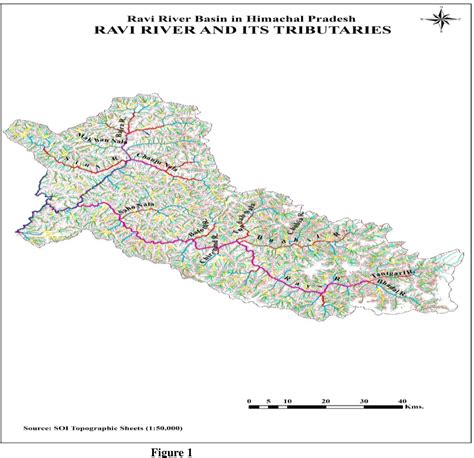 Figure 1 from A Geo-physical background of Ravi River Basin in Himachal Pradesh | Semantic Scholar