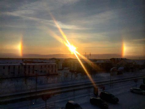 Surreal sun dog phenomenon lights up the sky of western Siberia in pictures - Strange Sounds