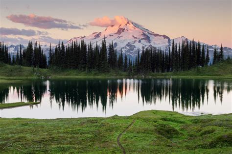 Image Lake Glacier Peak North Cascades - Alan Majchrowicz Photography