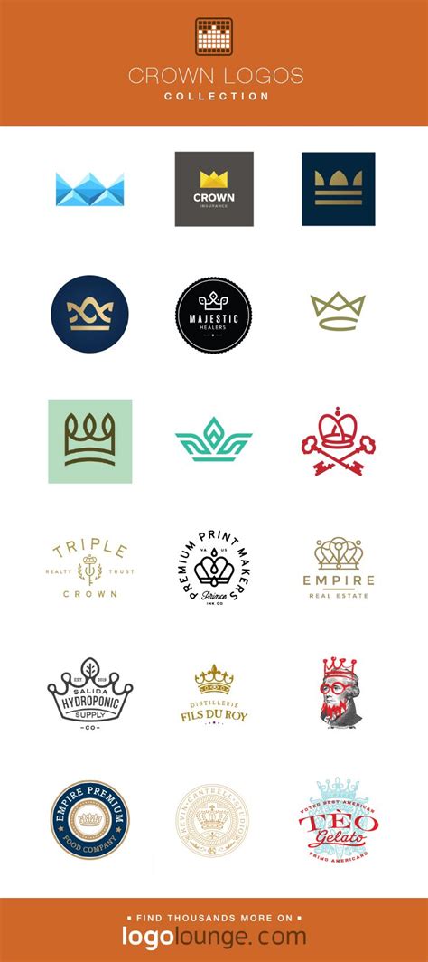 crown logo design images - Luana Still