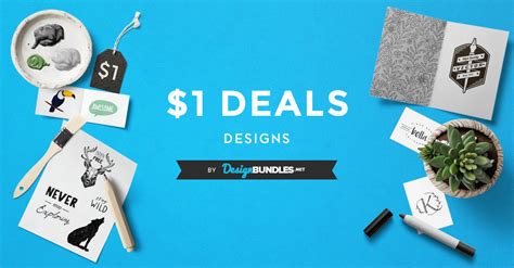 Design Bundles $1 Deals | One Dollar Graphics & Font Events