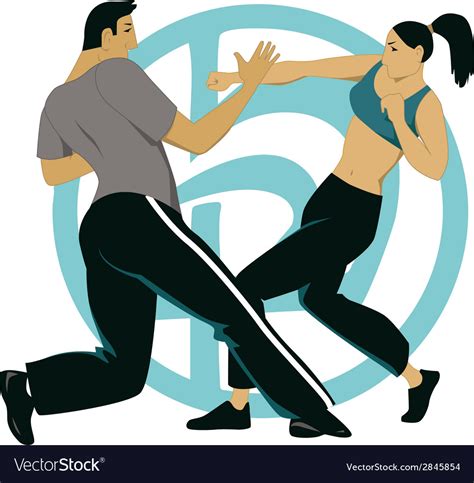 Krav maga Royalty Free Vector Image - VectorStock