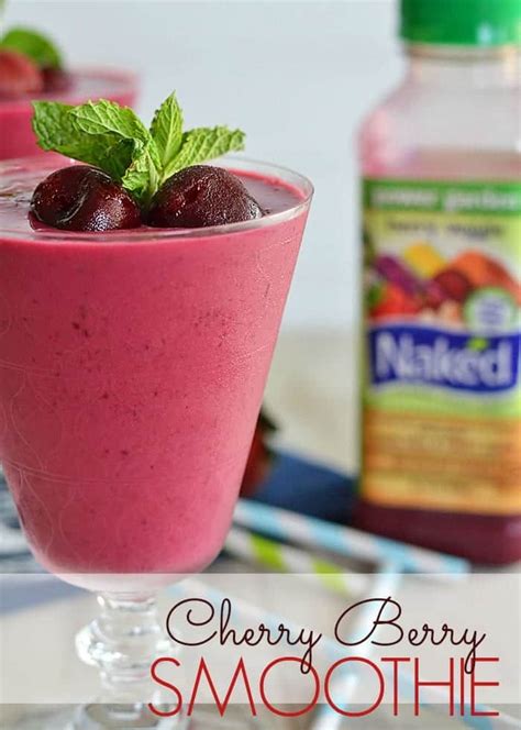 Cherry Berry Smoothie | Kitchen Meets Girl