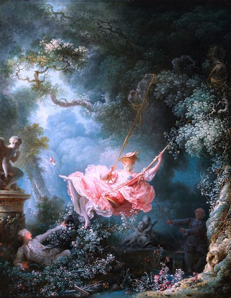 Jean-honoré Fragonard the Swing 1767 Hand Painted Oil Reproduction Fragonard Happy Accidents of ...