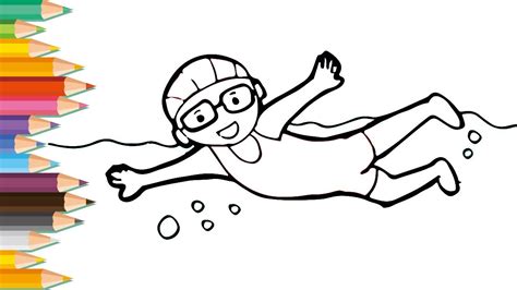 Swimmer Drawing : Download 1,486 drawing swimmer stock illustrations ...