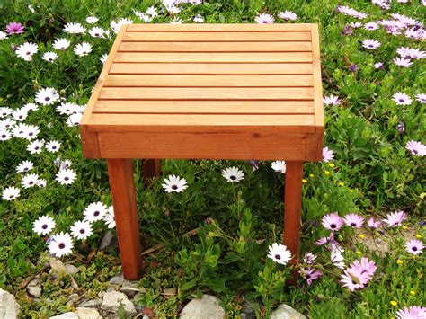 Best Redwood Outdoor Side Table Metal Picnic Tables, Rattan Side Table ...